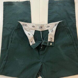 Dickies 874 original fit pants in dark green size 38X32